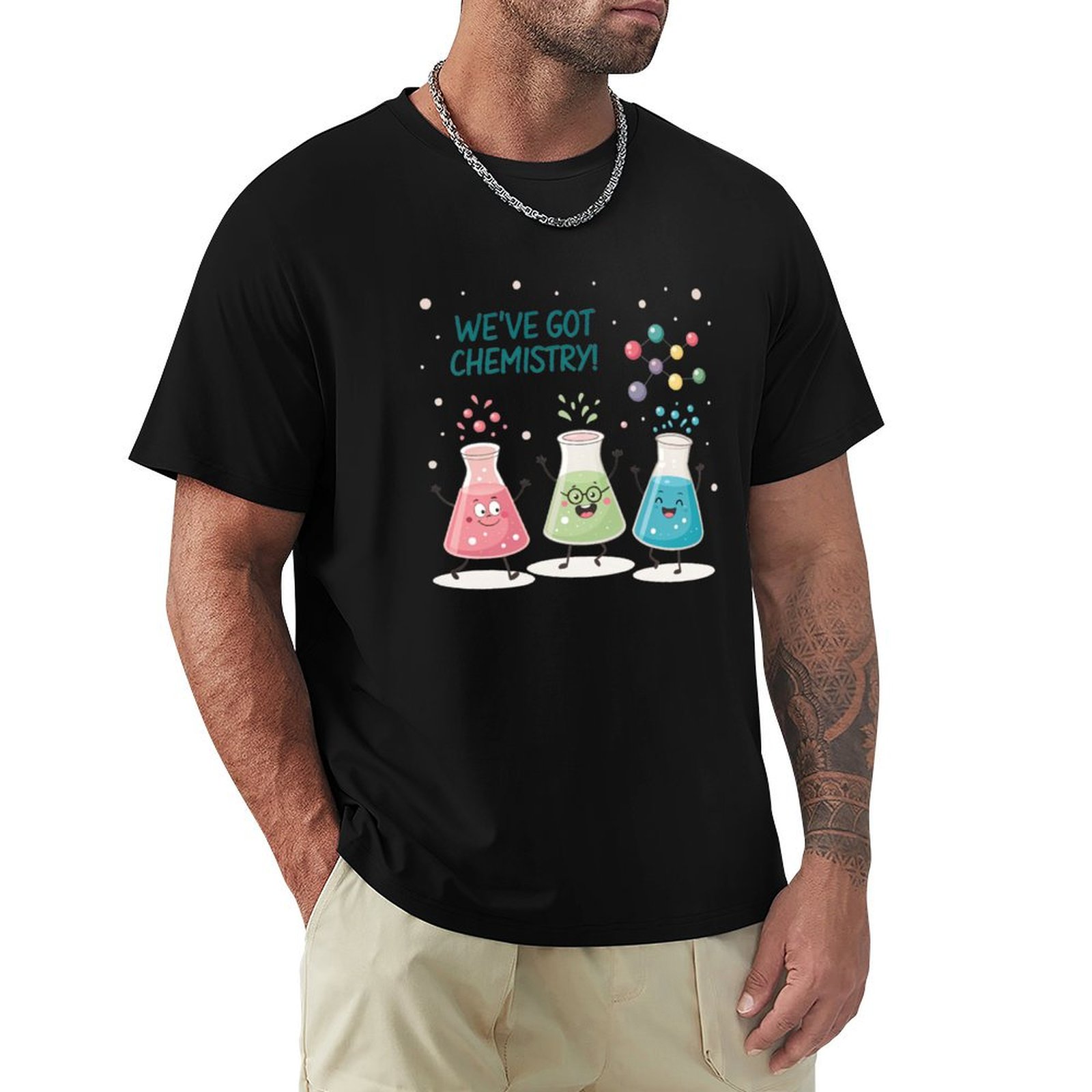 Science Buddy - Science Beaker Buddies T-Shirt Large Size
