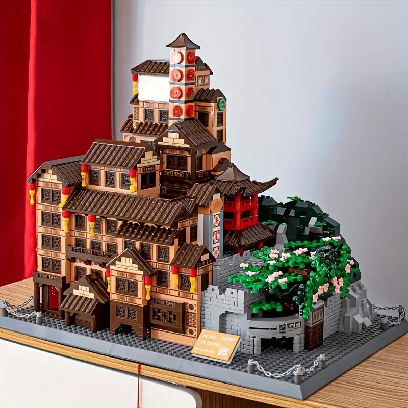 Solar System Orrery - 3687-Piece Hongyao Cave Building Block Set