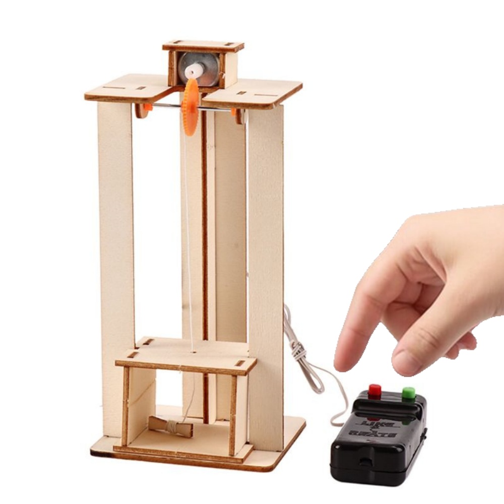 Science Nature - DIY Electric Elevator Lift Model Puzzle