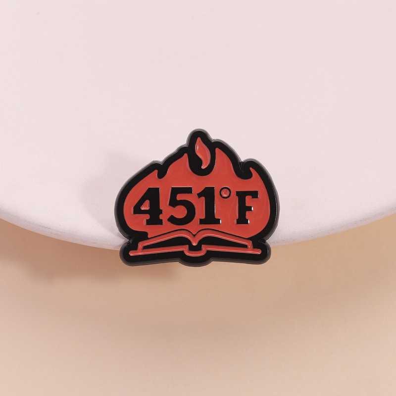 Fahrenheit 451 Book Enamel Pin - đánh giá và giá Science Buddies