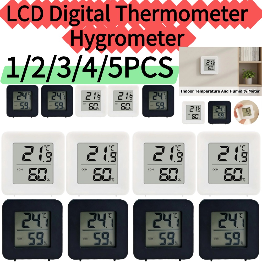 1/2/3/4/5PCS Indoor Room Elect - đánh giá và giá Weather Station Indoor