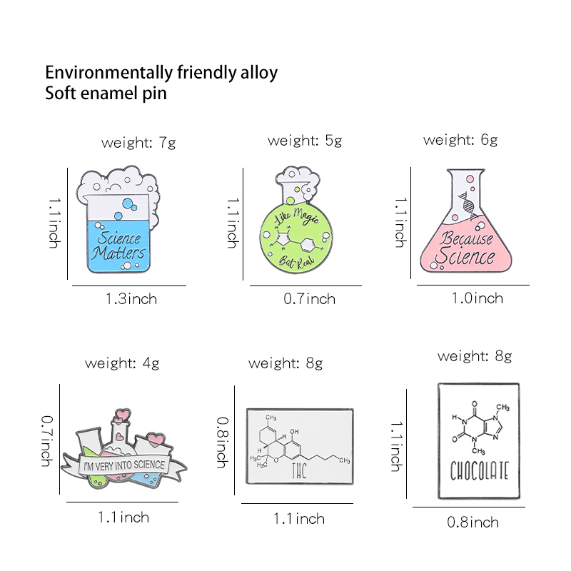 Science Enamel Pins Custom Mol - đánh giá và giá Science Buddies