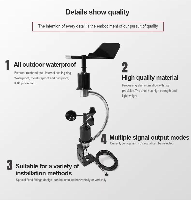 2026 0-5v Outdoor IP65 Waterpr - đánh giá và giá Anemometer Wind Speed
