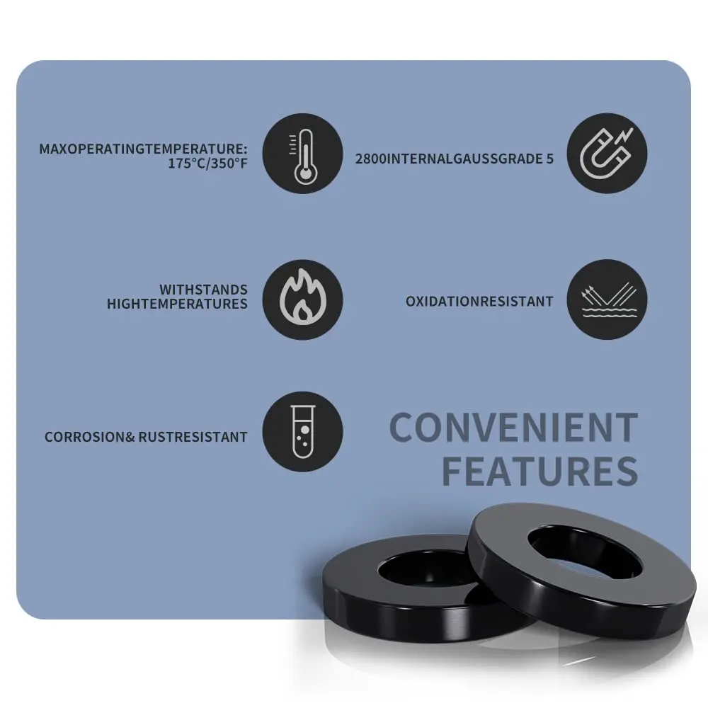 D45-100mm Ferrite Ring Magnet  - đánh giá và giá Hobby Is Science