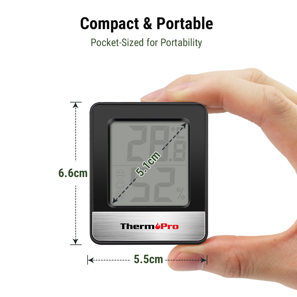 ThermoPro TP49 Mini Weather St - đánh giá và giá Weather Station Indoor