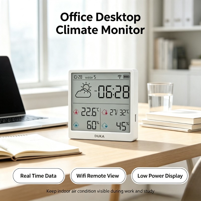 DUKA TH3 Wifi Smart Temperatur - đánh giá và giá Weather Station Indoor