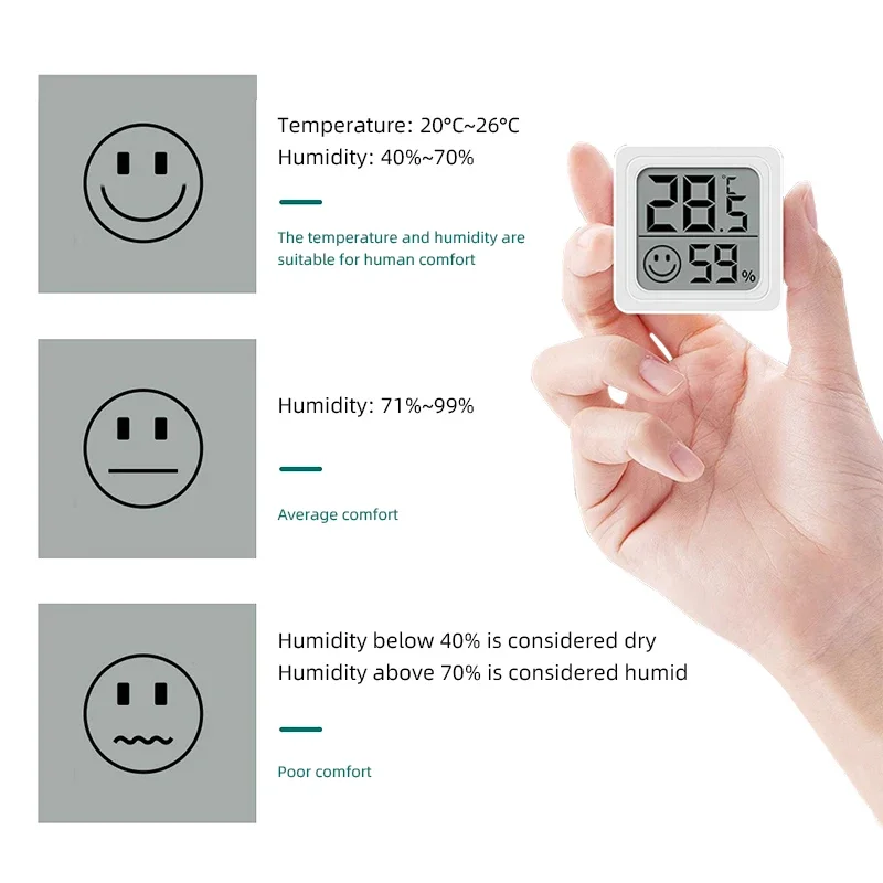 2025 New Mini LCD Digital Ther - đánh giá và giá Weather Station Indoor
