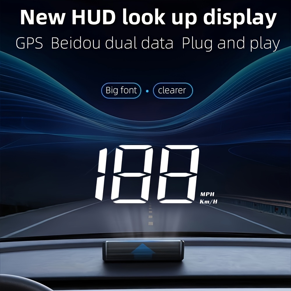 Universal Car Speedometer HUD  - đánh giá và giá Anemometer Wind Speed