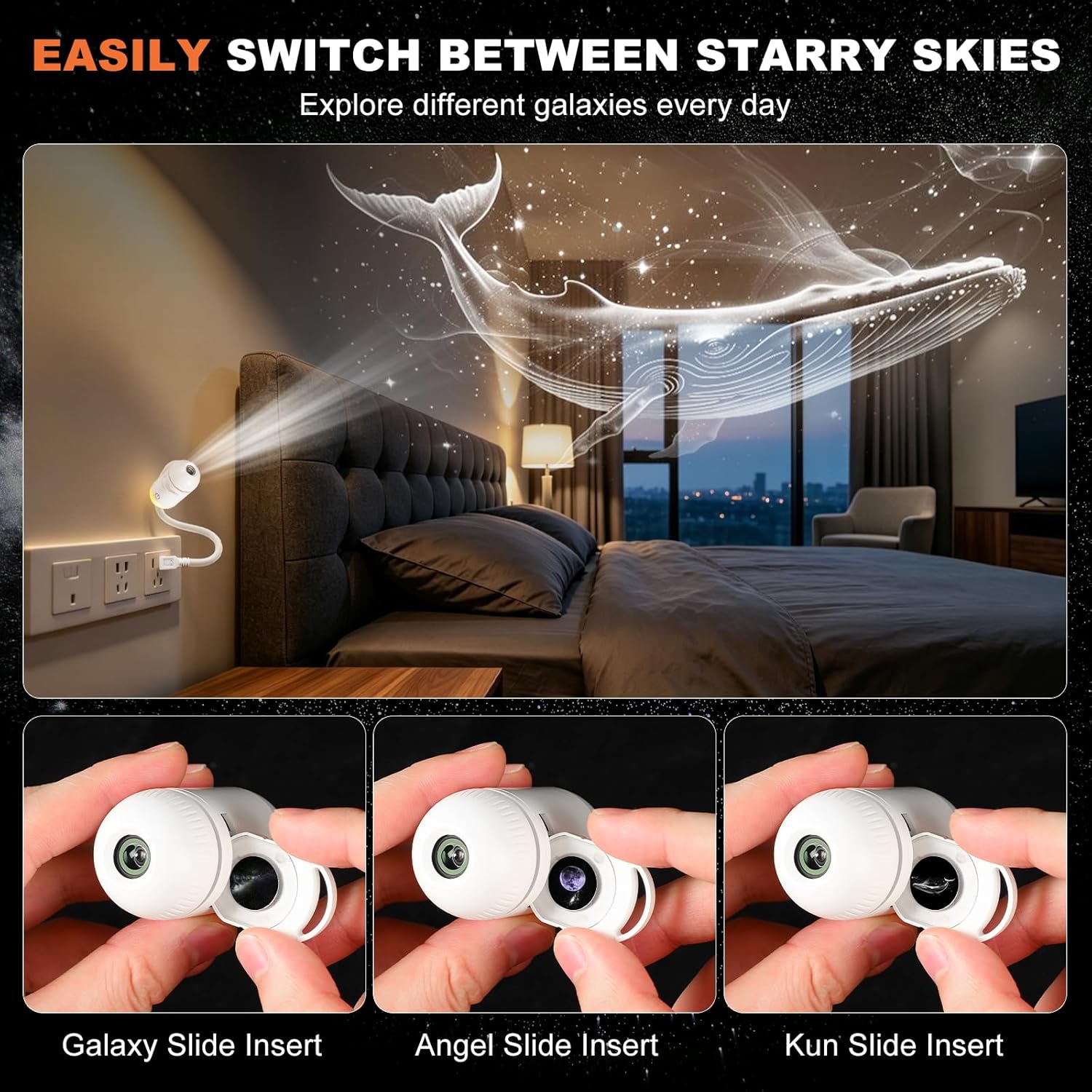 Galaxy Projector Night Light,  - đánh giá và giá Planetarium Projector Home