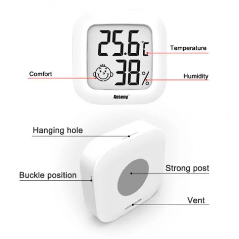 LCD Digital Thermometer Hygrom - đánh giá và giá Weather Station Indoor