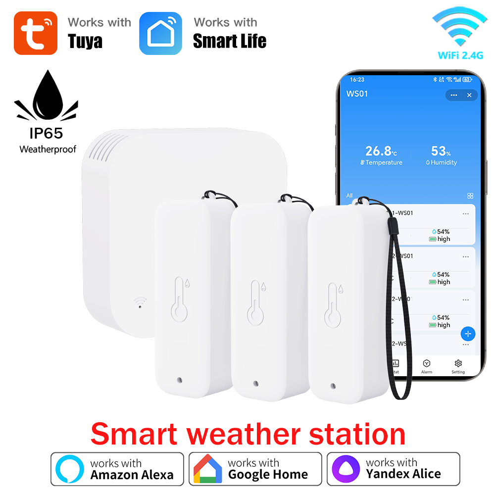 Tuya WIFI Smart Weather Statio - đánh giá và giá Weather Station Indoor