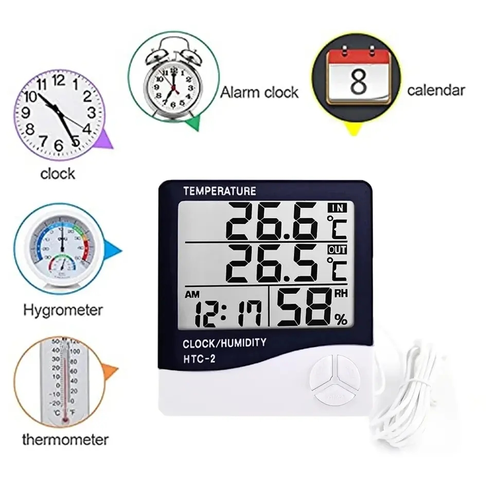 Indoor LCD Digital Thermometer - đánh giá và giá Weather Station Indoor
