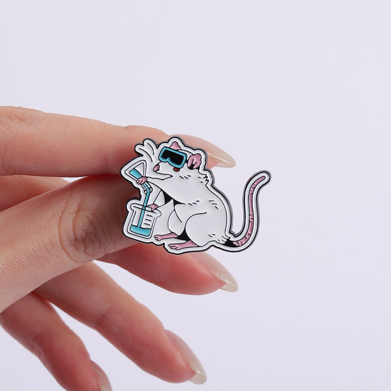 Cartoon Lab Rat Enamel Pins Sc - đánh giá và giá Science Buddies