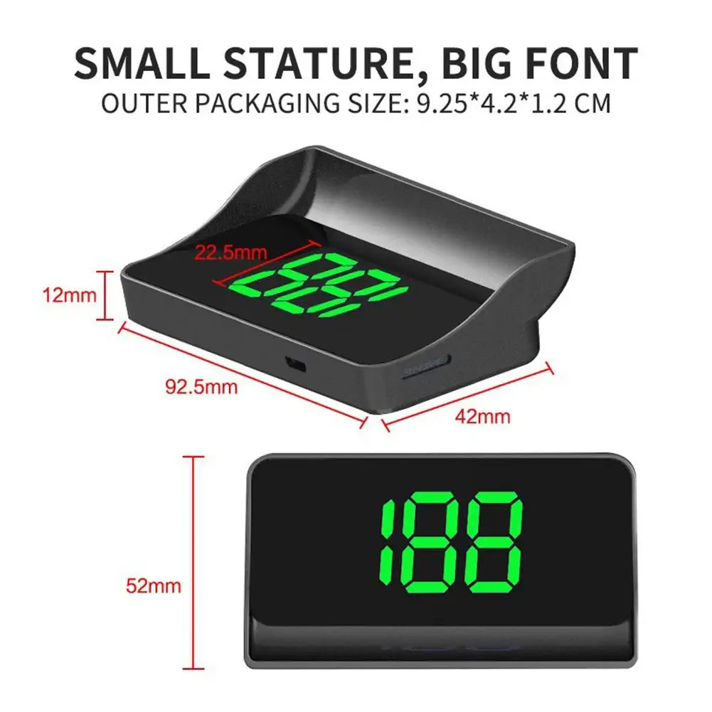HD M2 Head Up Display GPS Digi - đánh giá và giá Anemometer Wind Speed
