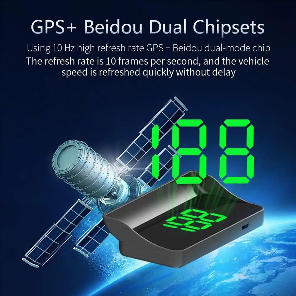 HD M2 Head Up Display GPS Digi - đánh giá và giá Anemometer Wind Speed